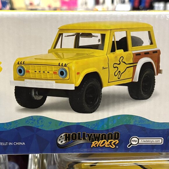 Jada Toys 1:24 SpongeBob SquarePants 1973 Ford Bronco Die‑Cast